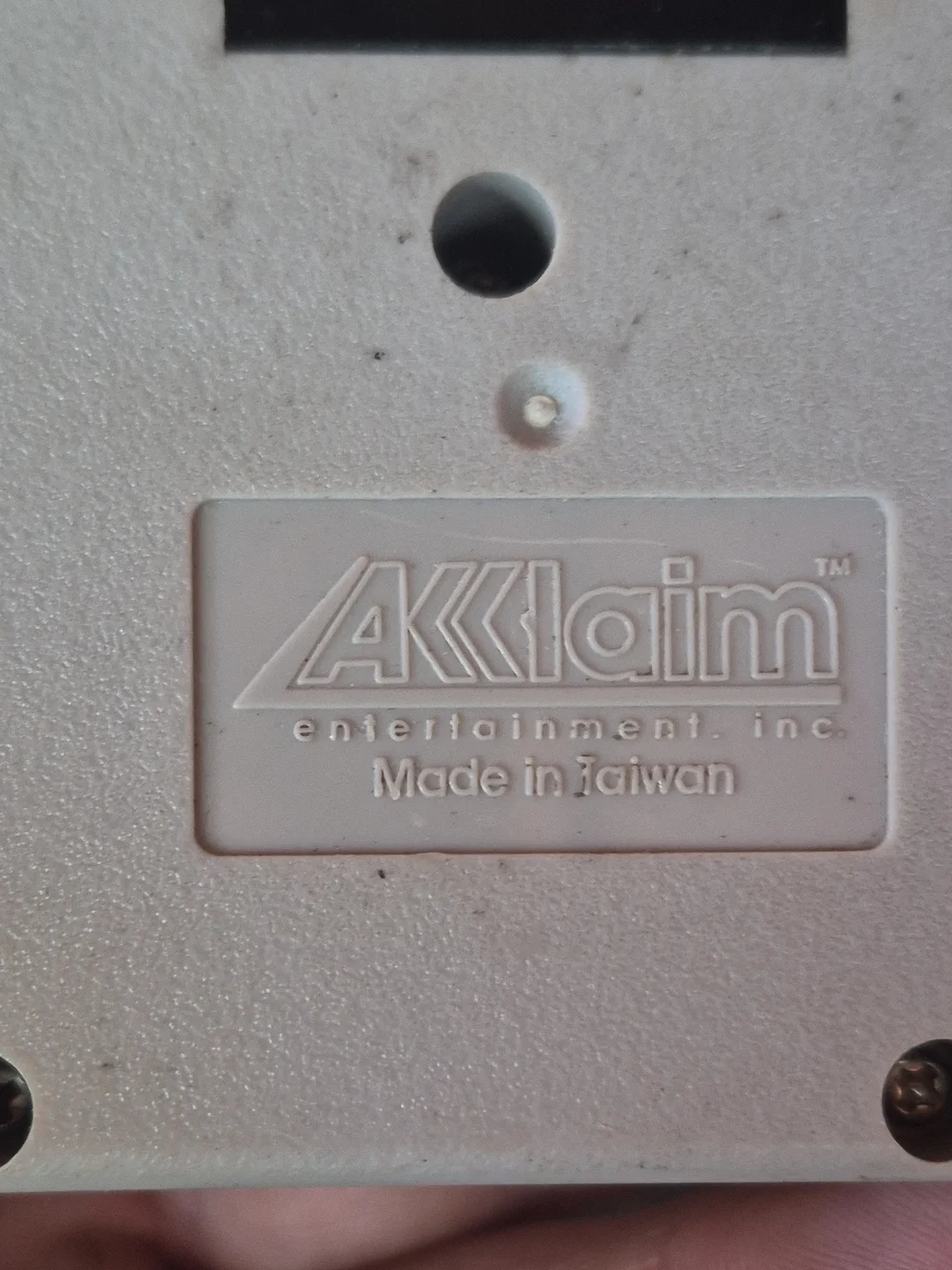 Untested Acclaim Wireless Infrared Remote Controller - Gray with Red Buttons